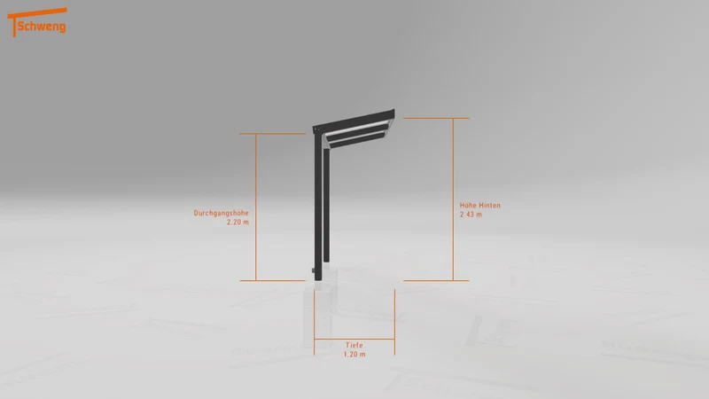 #DE Schweng Terrassenüberdachung S350 (ID 5mzdqq)