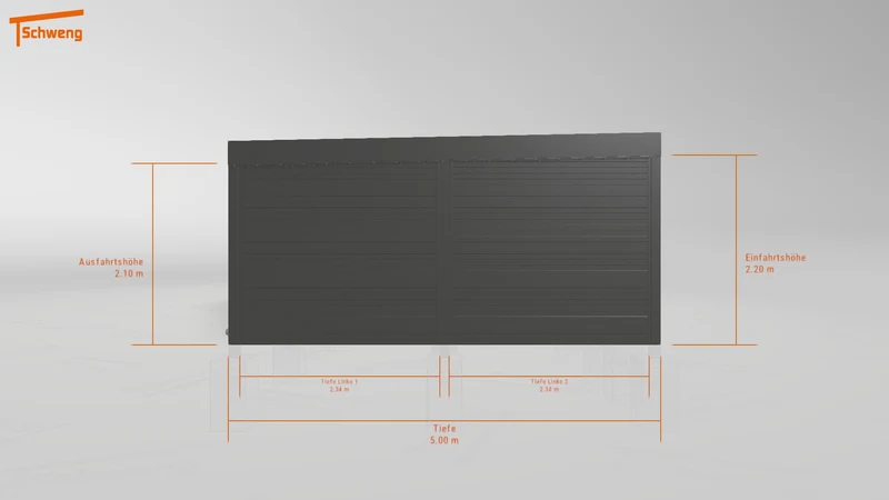 #DE Schweng Flachdachcarport C600+ (ID mj2vb8) #MTG