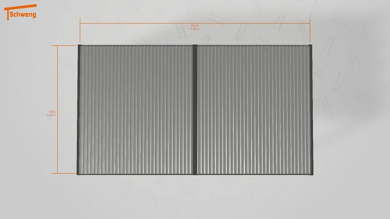 #DE Schweng Flachdachcarport C600+ (ID mj2vb8) #MTG
