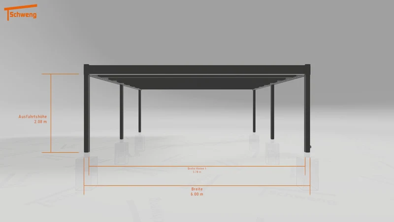 #DE Schweng Flachdachcarport C600 (ID 9wvrq5) #MTG