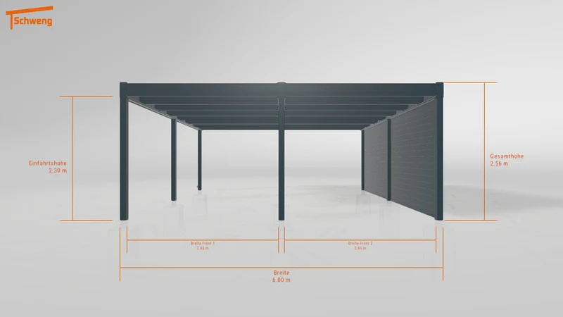 #DE Schweng Flachdachcarport C600 (ID bkp945) #MTG