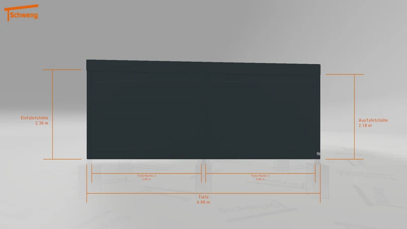 #DE Schweng Flachdachcarport C600 (ID bkp945) #MTG