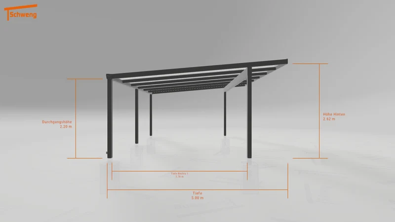 #DE Schweng Pultdachcarport S400 (ID dvn54m)