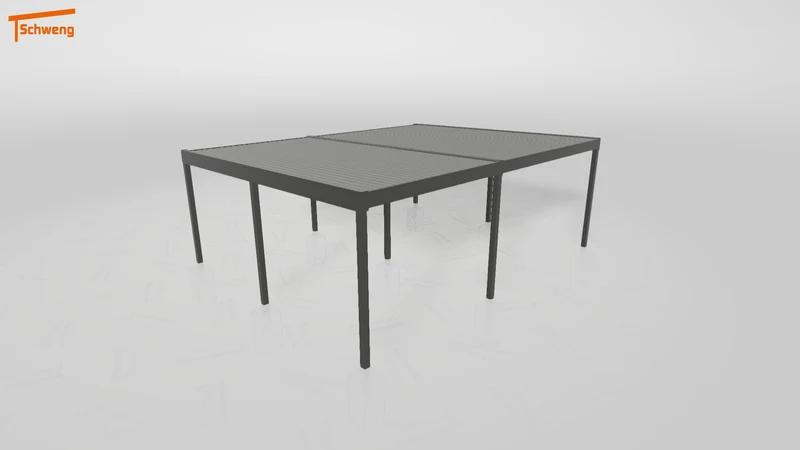 #DE Schweng Flachdachcarport C600 (ID bkp9p5)