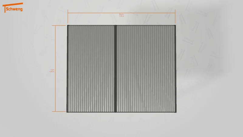 #DE Schweng Flachdachcarport C600 (ID bkp9p5)