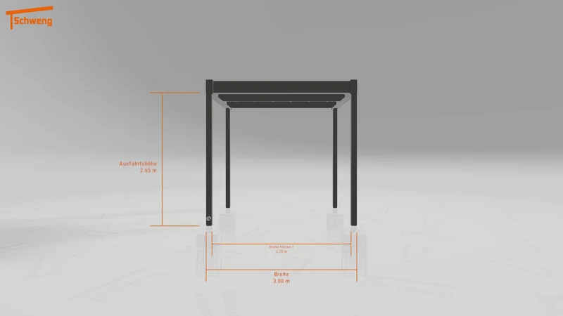 #DE Schweng Flachdachcarport C600 (ID zbwrk9) #MTG