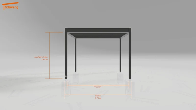 #DE Schweng Flachdachcarport C600 (ID 77bxg7) #MTG
