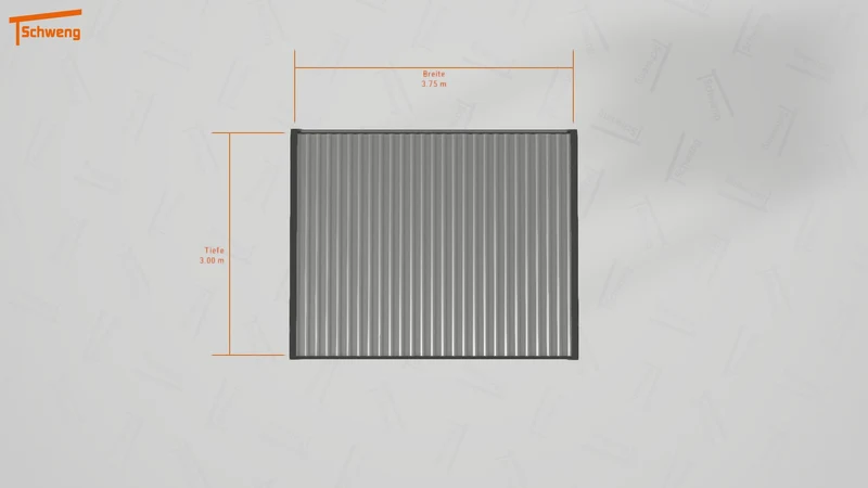 #DE Schweng Flachdachcarport C600 (ID 77bxg7) #MTG