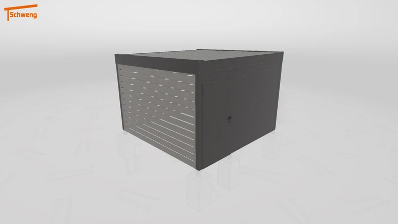 #DE Schweng Flachdachcarport C600 (ID 2q8vk7)
