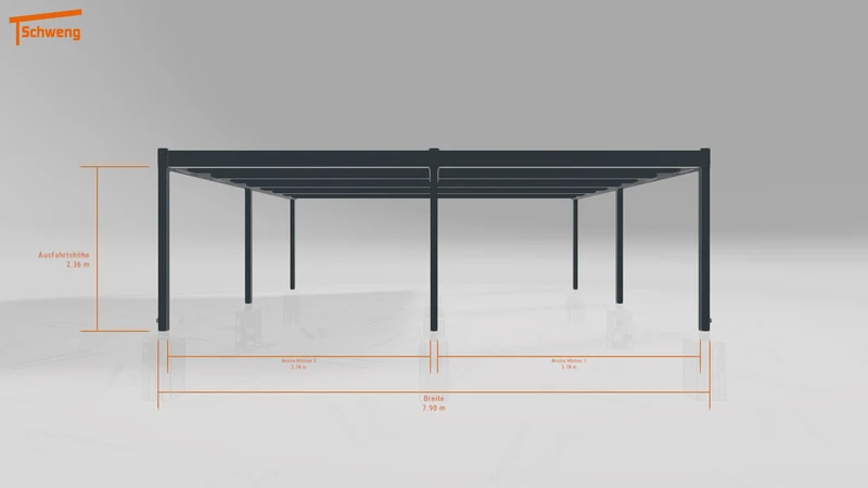 #DE Schweng Flachdachcarport C600 (ID 5mzrzr) #MTG