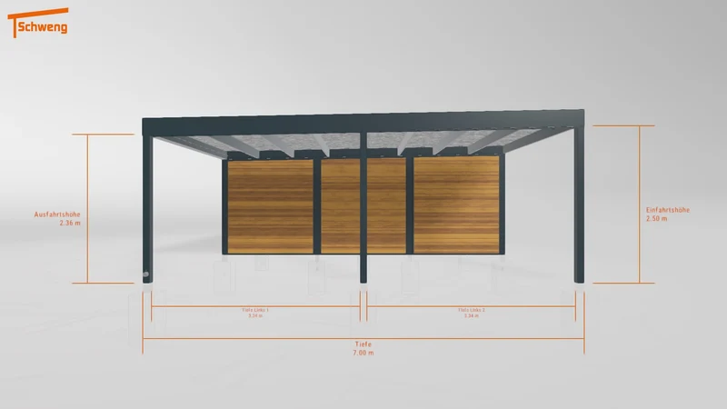 #DE Schweng Flachdachcarport C600 (ID ygjmjr) #MTG