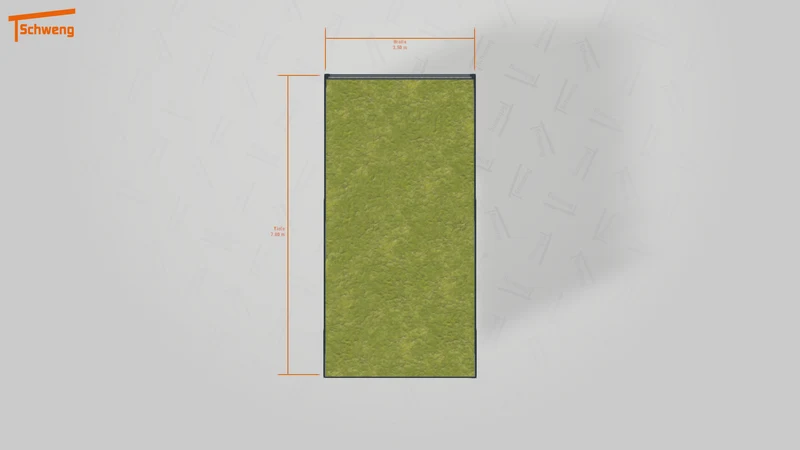 #DE Schweng Flachdachcarport C600+ (ID g753dr) #MTG