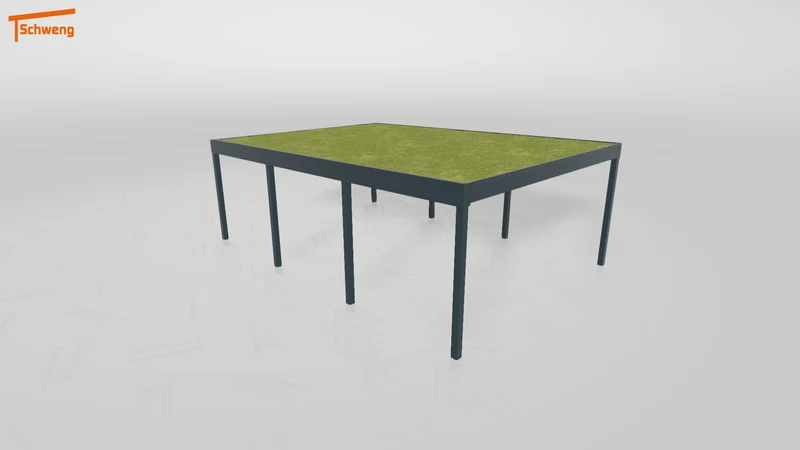 #DE Schweng Flachdachcarport C600+ (ID mj2pkz) #MTG