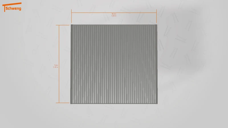 #DE Schweng Flachdachcarport C600 (ID ygjznp)