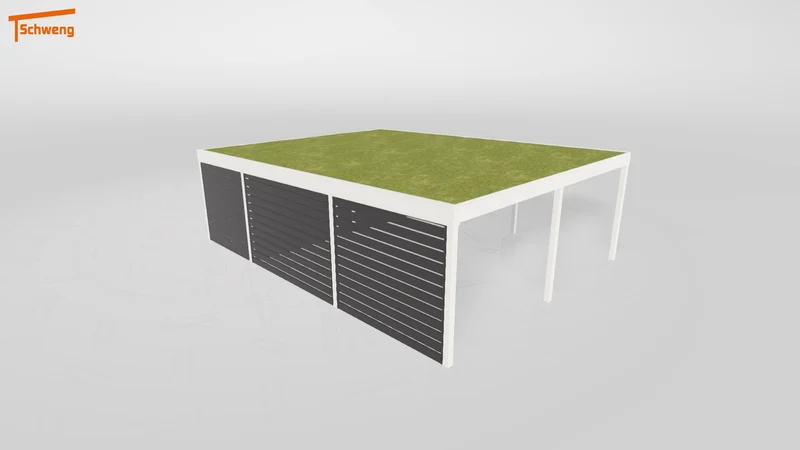 #DE Schweng Flachdachcarport C600+ (ID rjnyz2) #MTG