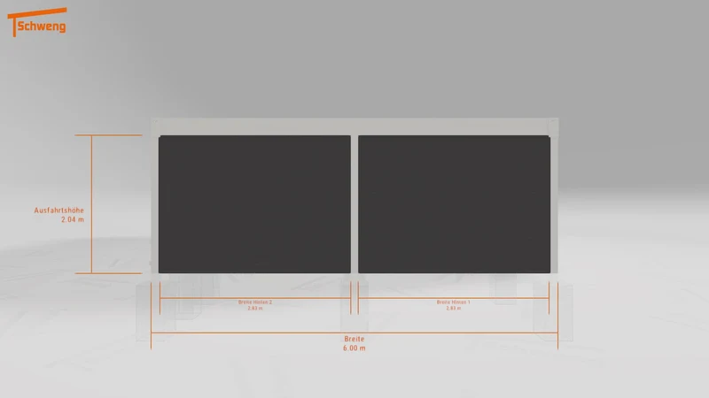 #DE Schweng Flachdachcarport C600+ (ID rjnyz2) #MTG
