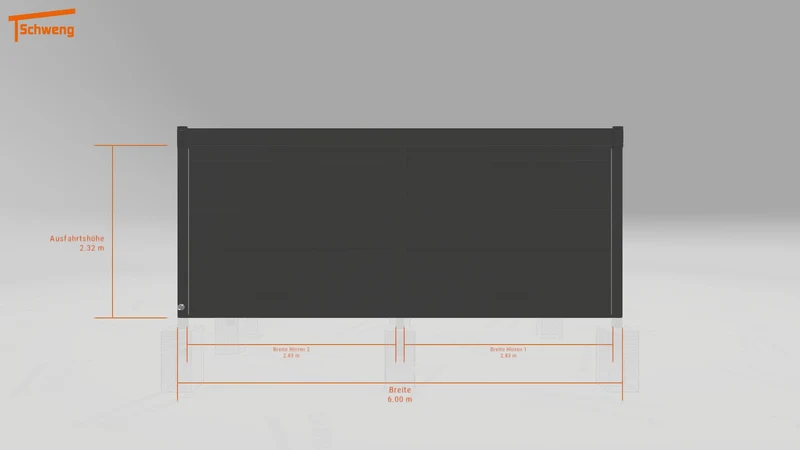#DE Schweng Flachdachcarport C600 (ID 33jwqz) #MTG