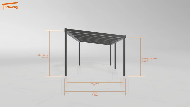#DE Schweng Terrassenüberdachung S400 (ID 42wzd7)