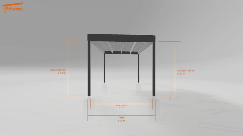 #DE Schweng Flachdachcarport C600+ (ID 85pd4x) #MTG