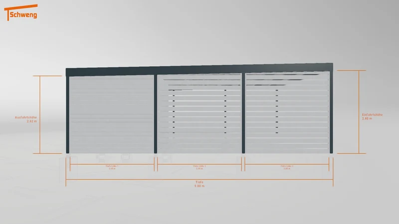 #DE Schweng Flachdachcarport C600+ (ID 33jyvy)