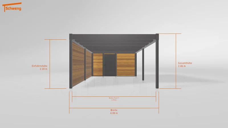 #DE Schweng Flachdachcarport C600 (ID mj252g) #MTG