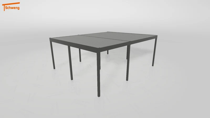 #DE Schweng Flachdachcarport C600 (ID w3x7xb) #MTG