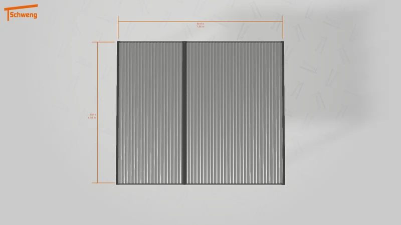 #DE Schweng Flachdachcarport C600 (ID w3x7xb) #MTG