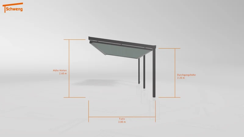 #DE Schweng Terrassenüberdachung S400 (ID w3x7xv)