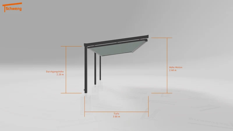 #DE Schweng Terrassenüberdachung S400 (ID w3x7xv)