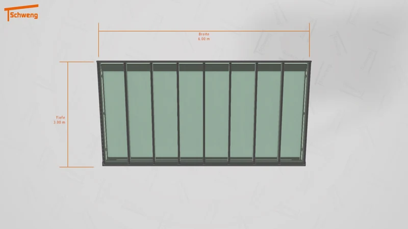 #DE Schweng Terrassenüberdachung S400 (ID w3x7xv)