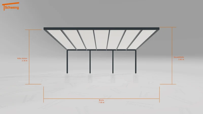 #DE Schweng Pultdachcarport S400 (ID 9wvnxg)