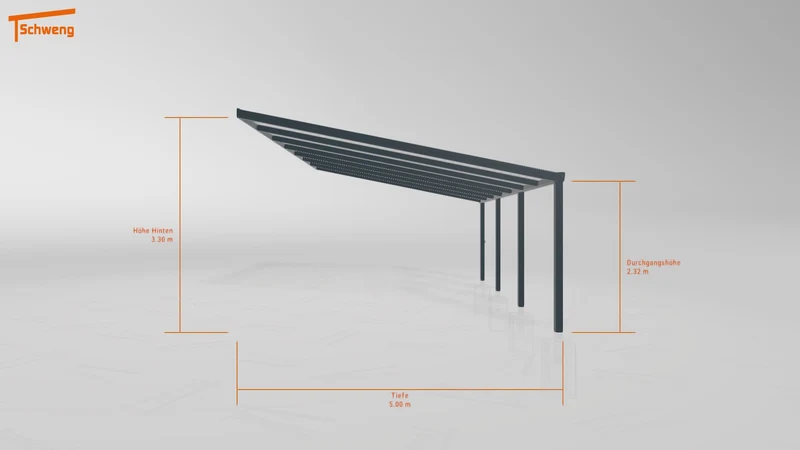 #DE Schweng Pultdachcarport S400 (ID 9wvnxg)