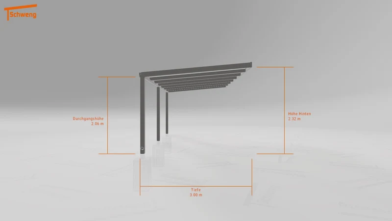 #DE Schweng Terrassenüberdachung S350 (ID qdvj2v)