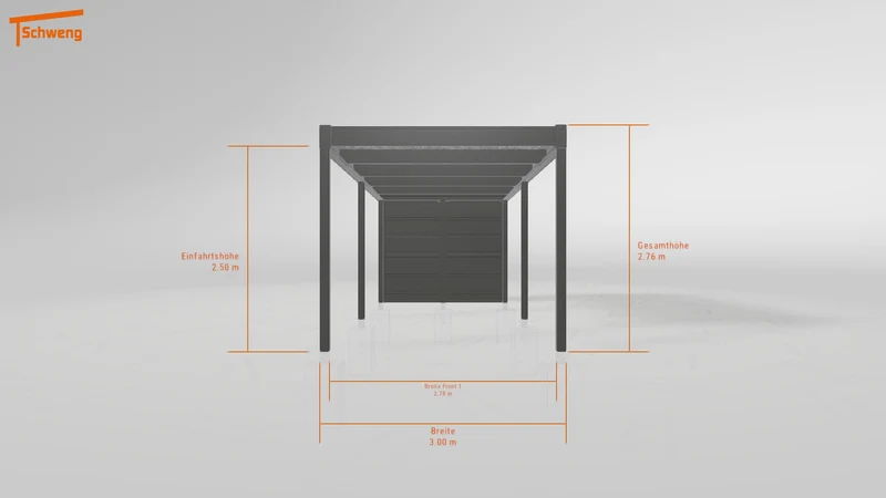 #DE Schweng Flachdachcarport C600 (ID pbpvmv) #MTG
