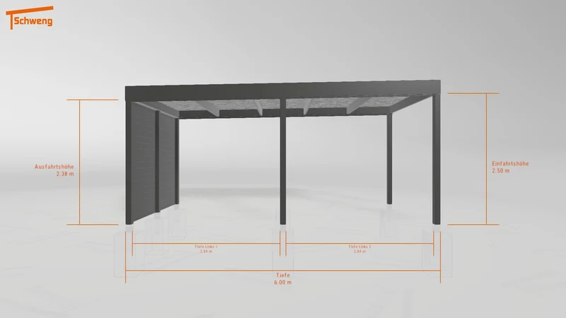 #DE Schweng Flachdachcarport C600 (ID pbpvmv) #MTG