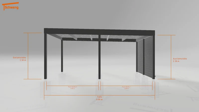 #DE Schweng Flachdachcarport C600 (ID pbpvmv) #MTG