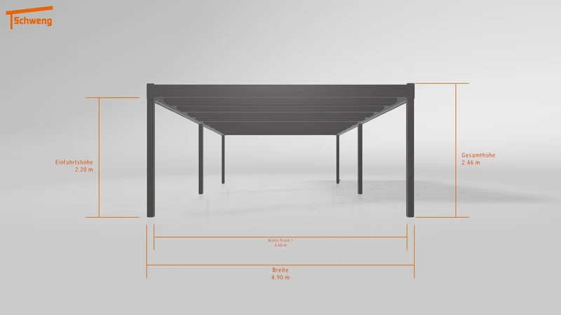 #DE Schweng Flachdachcarport C600 (ID pbp54q) #MTG
