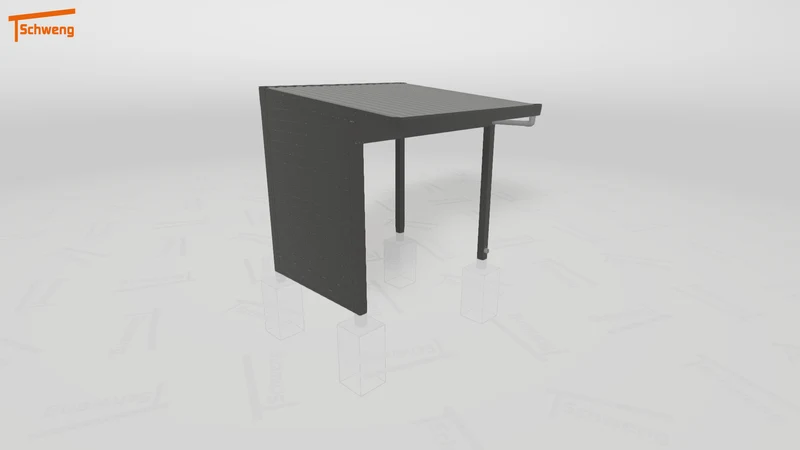 #DE Schweng Pultdachcarport S400 (ID w3xm47)