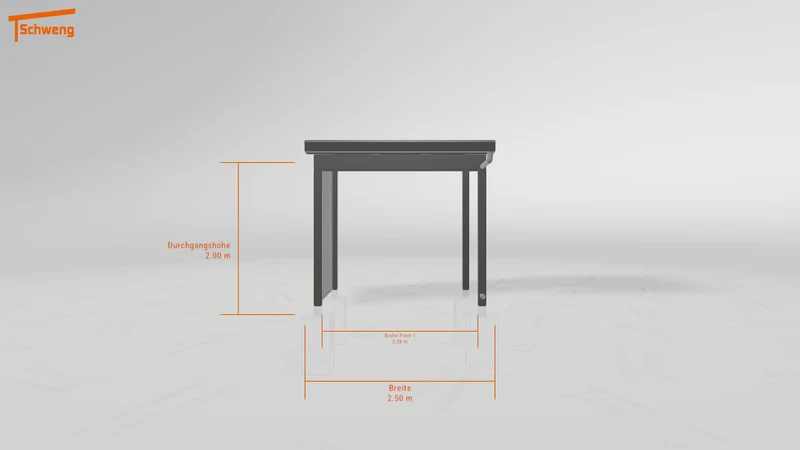 #DE Schweng Pultdachcarport S400 (ID w3xm47)