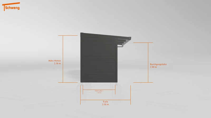 #DE Schweng Pultdachcarport S400 (ID w3xm47)