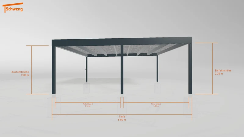 #DE Schweng Flachdachcarport C600+ (ID ygjmr3) #MTG