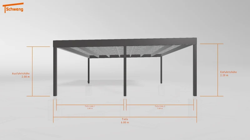 #DE Schweng Flachdachcarport C600 (ID pbp5mq) #MTG