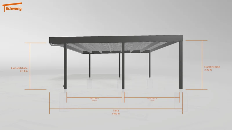 #DE Schweng Flachdachcarport C600 (ID k2jwgy) #MTG