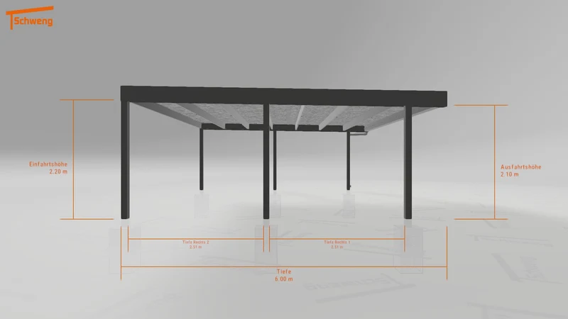 #DE Schweng Flachdachcarport C600 (ID k2jwgy) #MTG