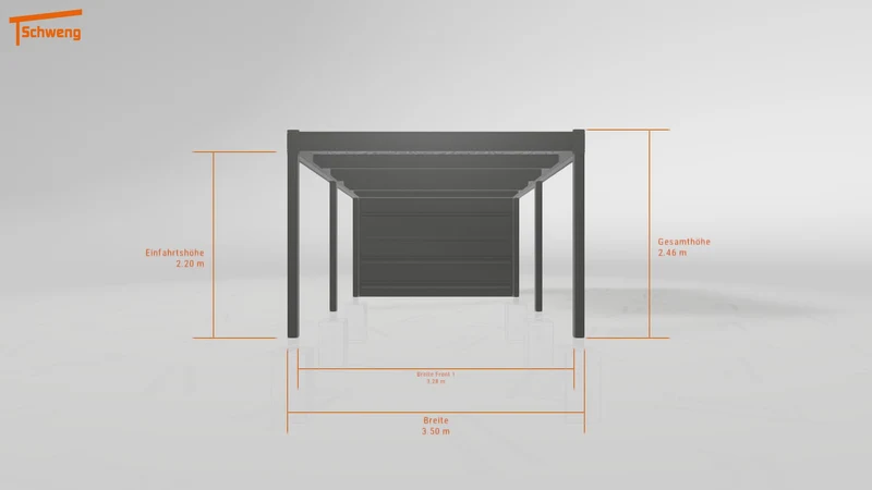#DE Schweng Flachdachcarport C600 (ID v47zpp) #MTG