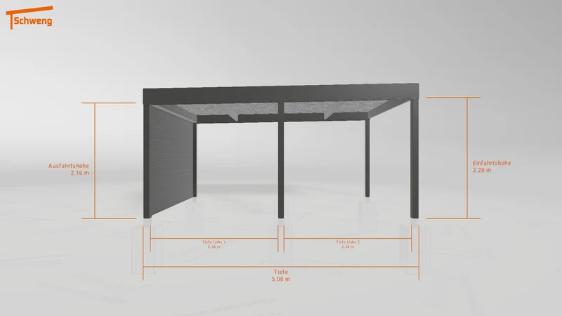 #DE Schweng Flachdachcarport C600 (ID v47zpp) #MTG