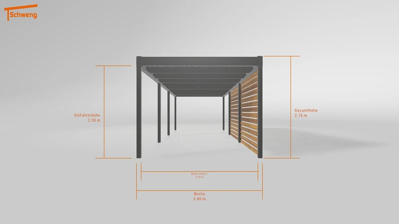 #DE Schweng Flachdachcarport C600 (ID jj875x) #MTG