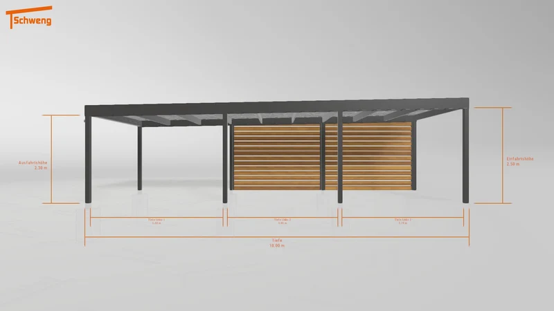 #DE Schweng Flachdachcarport C600 (ID jj875x) #MTG