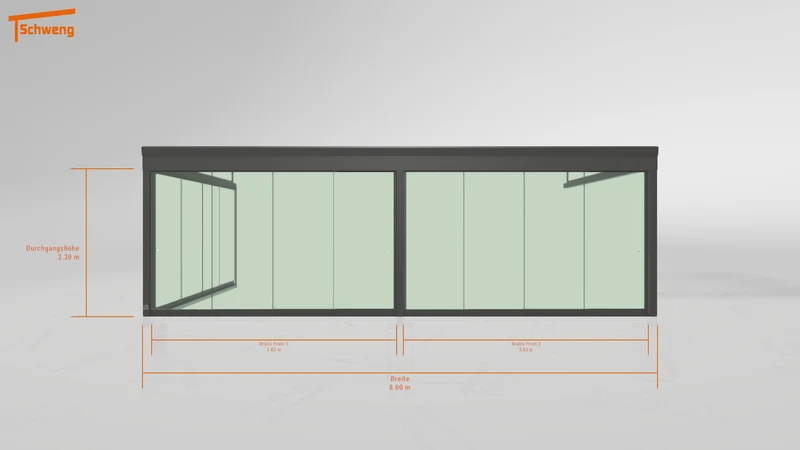 #DE Schweng Terrassenüberdachung S400 (ID zbwd7d)