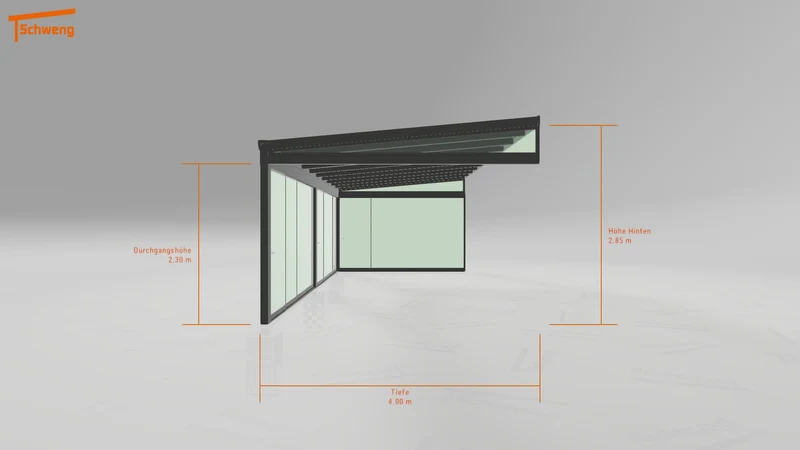 #DE Schweng Terrassenüberdachung S400 (ID zbwd7d)